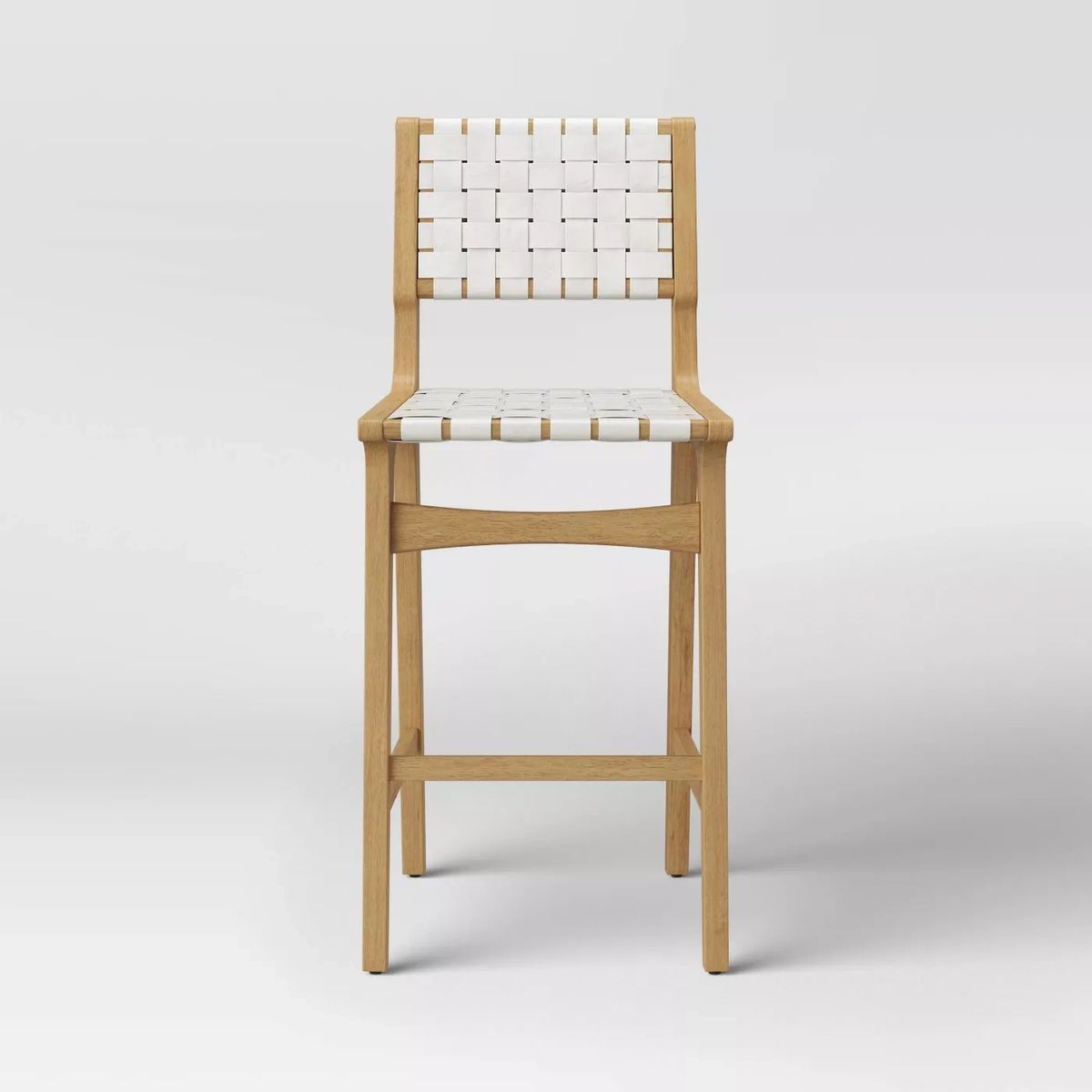 Ceylon Woven Barstool White/Natural Opalhouse