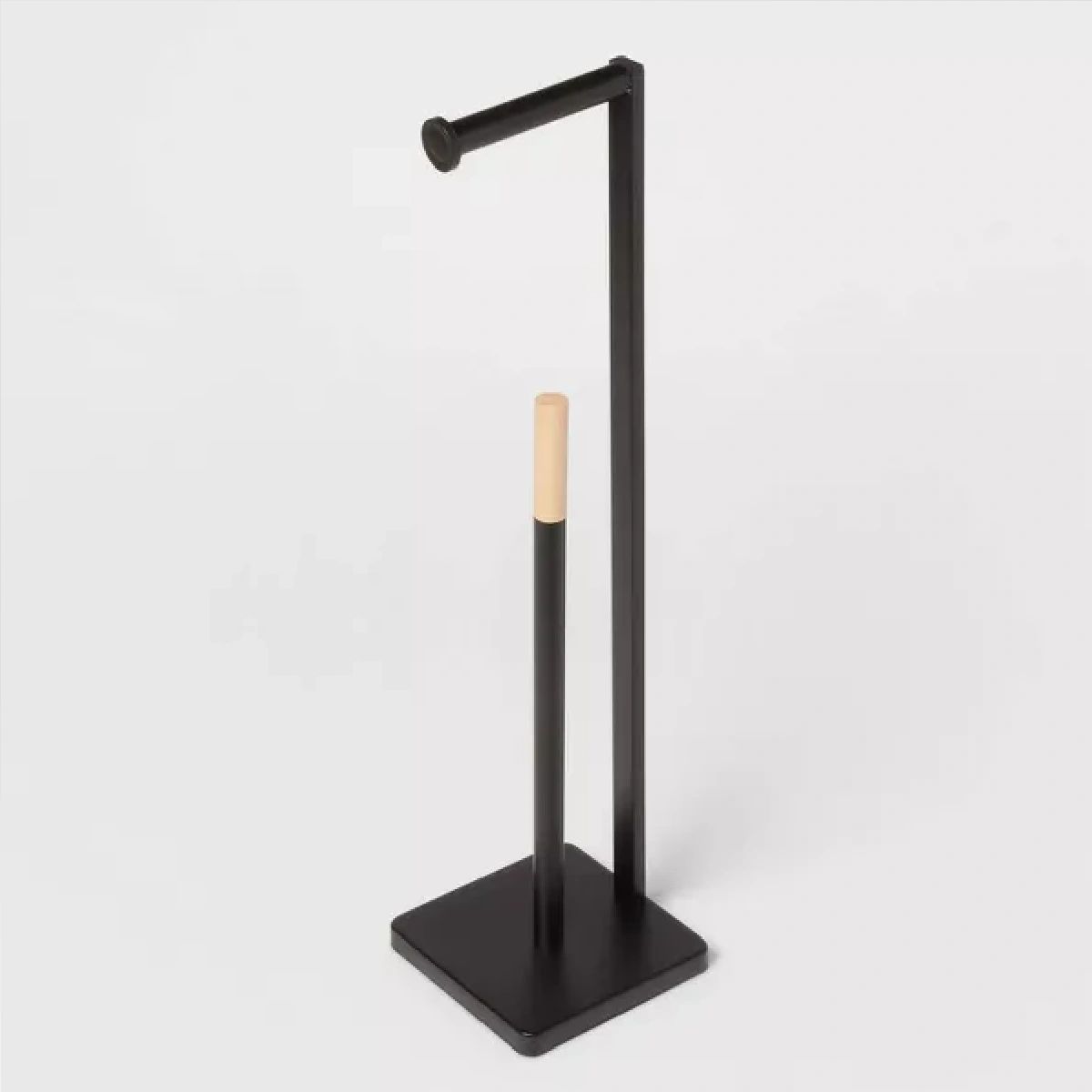 Freestanding Toilet Paper Holder Matte Black Brightroom