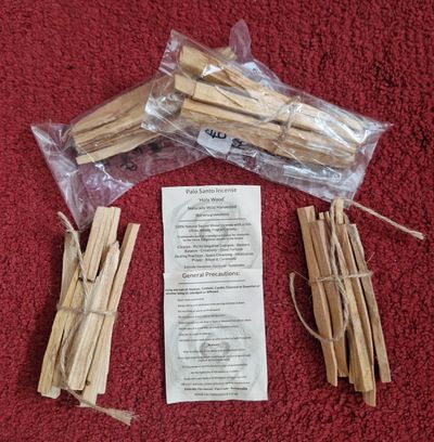 Palo Santo - Sacred Holy Wood direct from Peru- 
Incense / smudging 