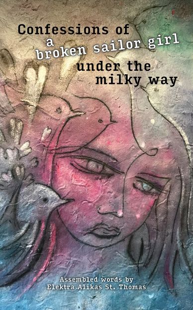 Painting of a sad girl by Thomas St Thomas