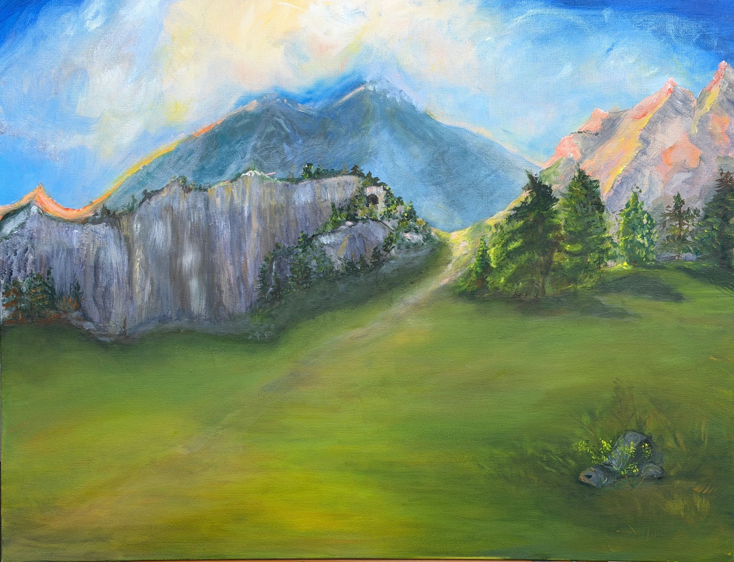 Inyo County. 
Oil on canvas.
28 x 22inches
$1800
unframed