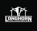 Longhorn Steel Structures logo with a longhorn skull.
