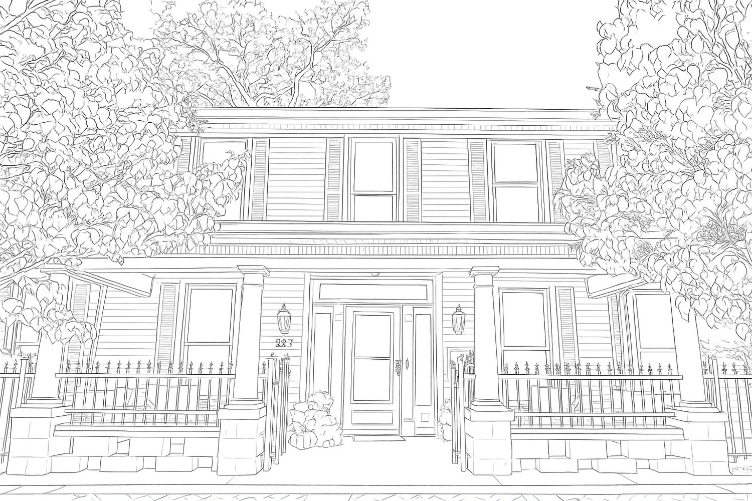 House sketch