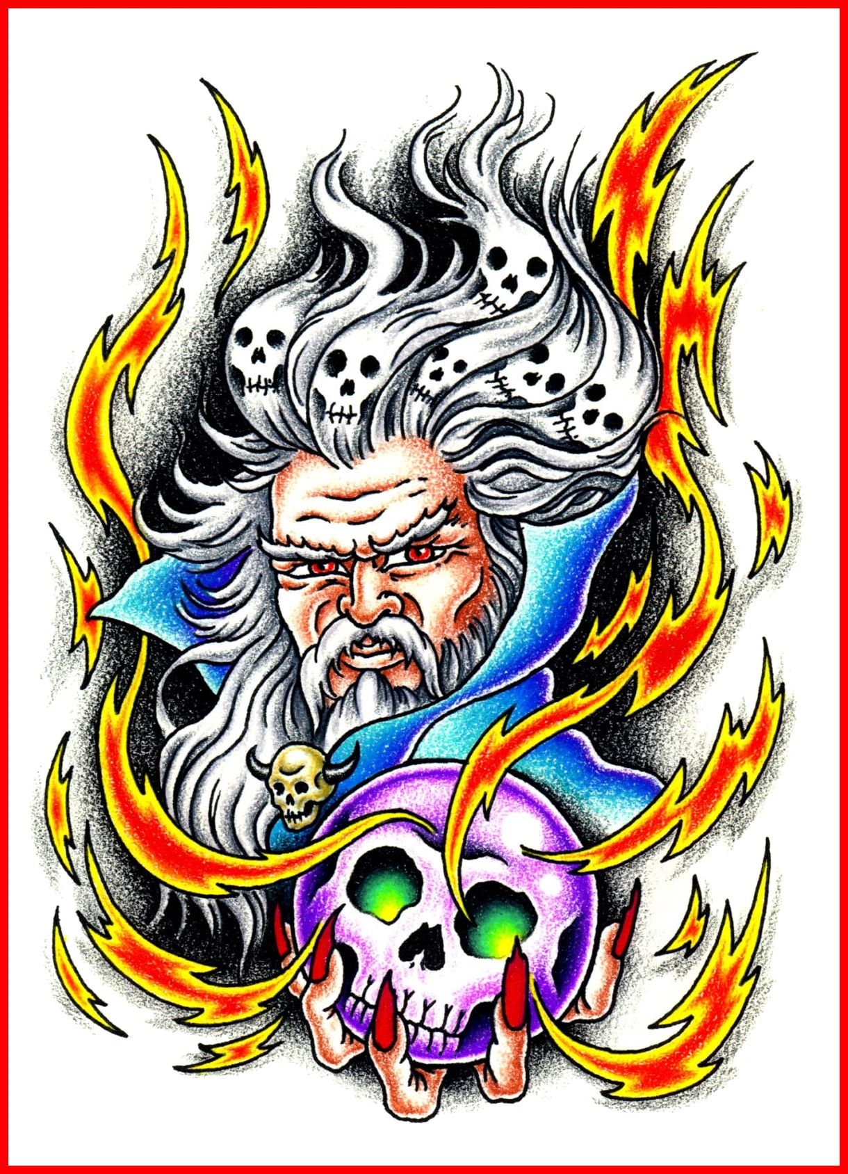 6275 Wizard Tattoo Images Stock Photos  Vectors  Shutterstock