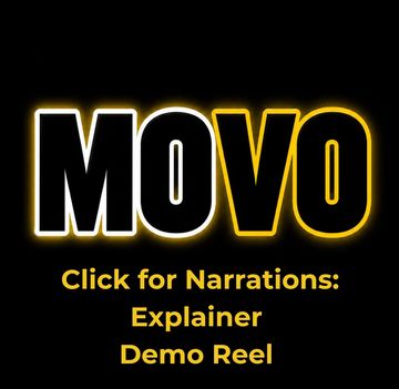 MOVO Logo with Click For Narrations- Explainer Demo Reel