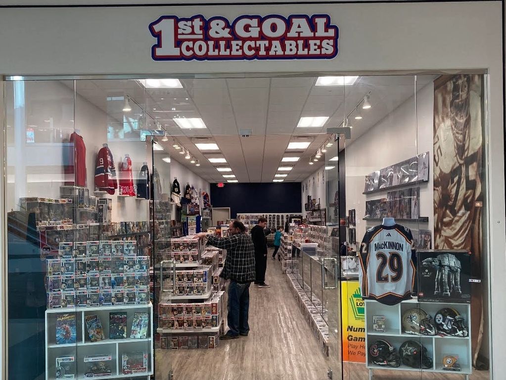 Storefront 1st & Goal Collectables South Hills Village Mall Funko Pops Comic Books Sportscards 