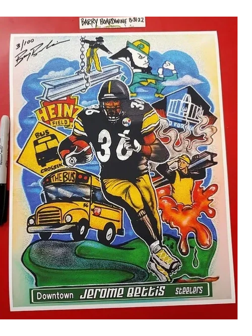 Football NFL Pittsburgh Steelers Jerome Bettis The Bus
Pittsburgh Heinz Field Pro Football Hall of F