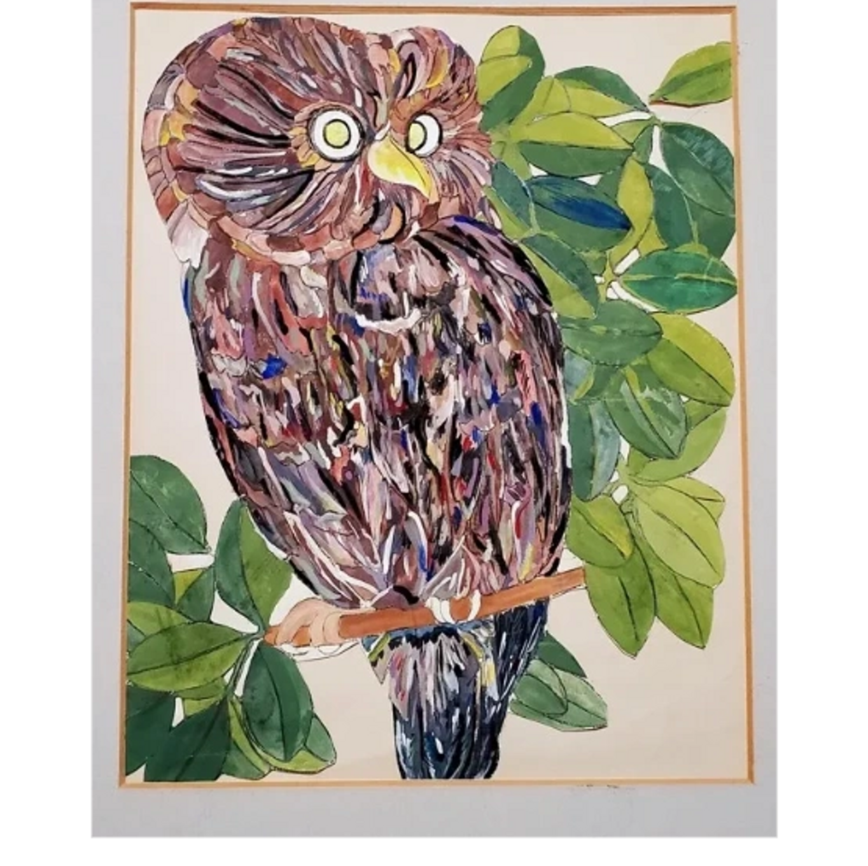 This is the painting that started it all. 
Since then I have been painting, drawing and growing my p