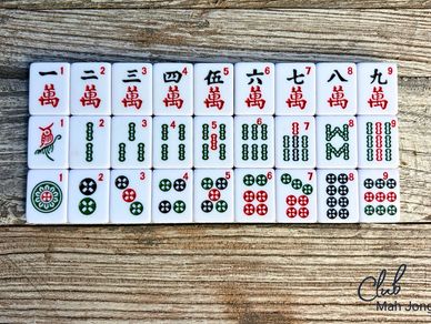 Craks, Bass and Dot suits of Mah Jongg