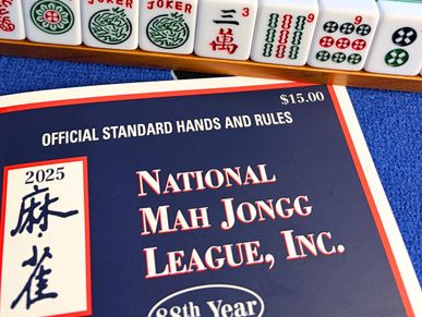 National Mah Jongg League 2025 card