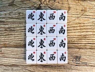 Mah Jongg winds, North, East, West and South