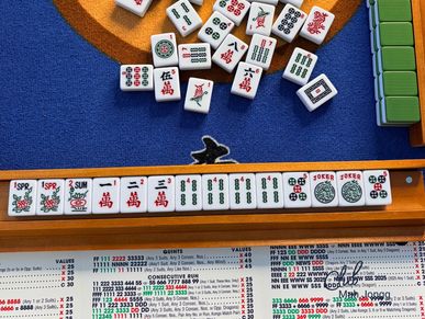 Mah Jongg winning hand  - Mahj!