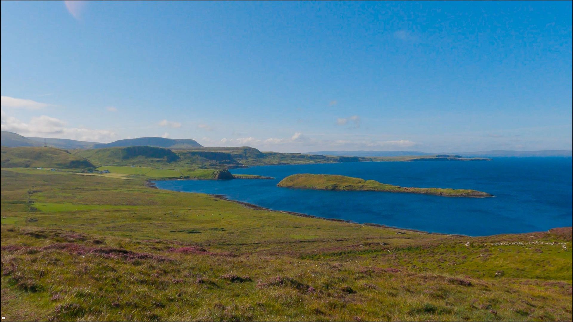 The west coast looking towards Uig