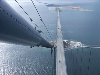 Storbelt bridge photo "From the Top" Hal Worrall