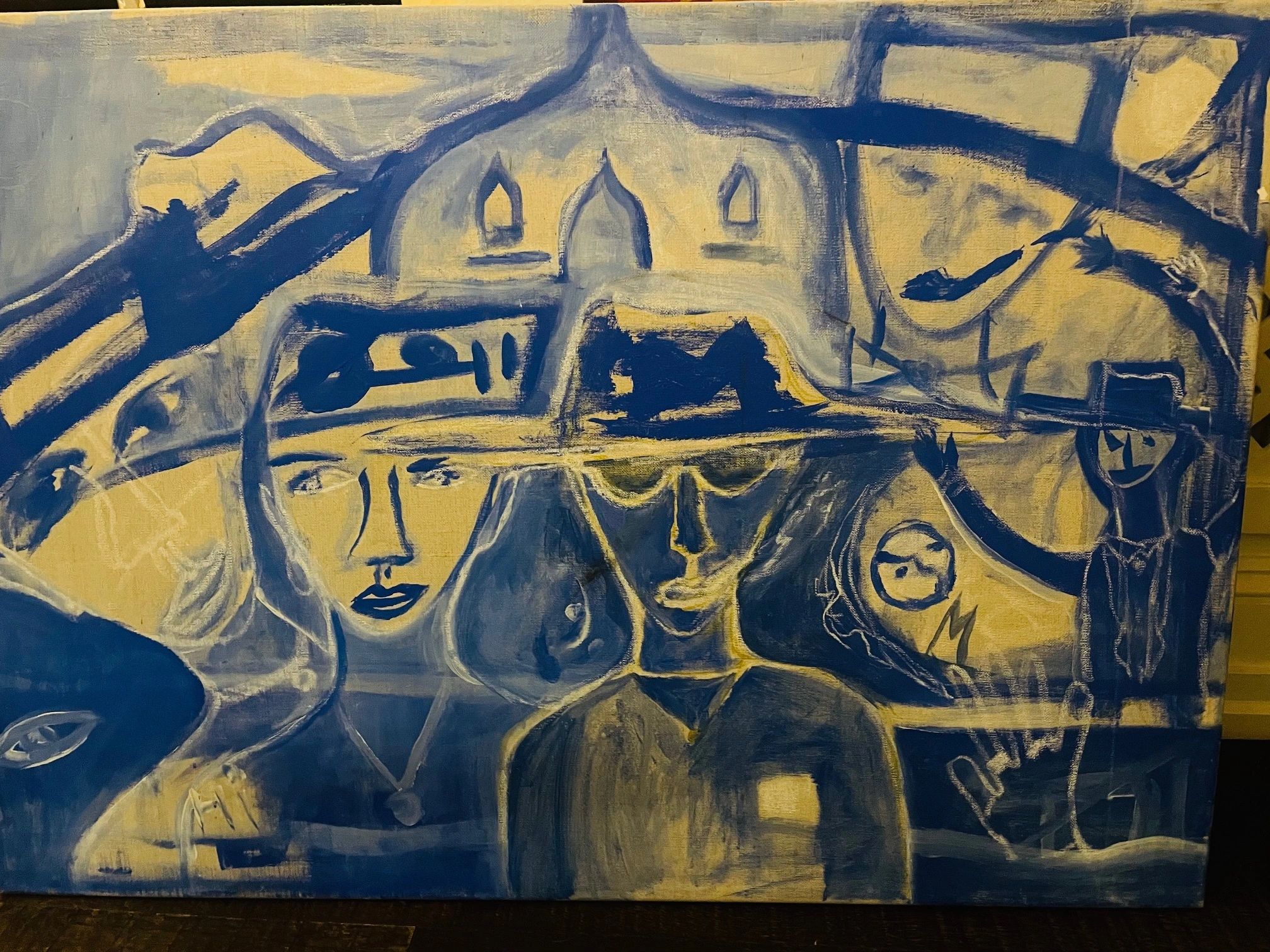 A feeling painting_100x70 Acrylic on Canvas