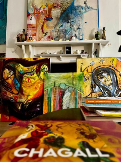 artworks in my studio