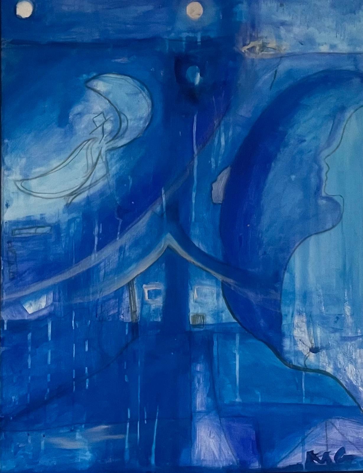 Il capanno - acrylic on canvas 60x80 SOLD