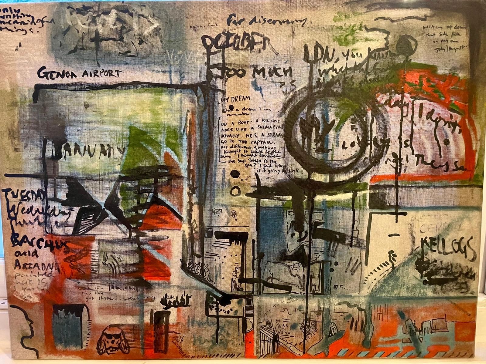 Meaningful things 
80x60
Acrylic on canvas
£600
Sold to Federica Frumento