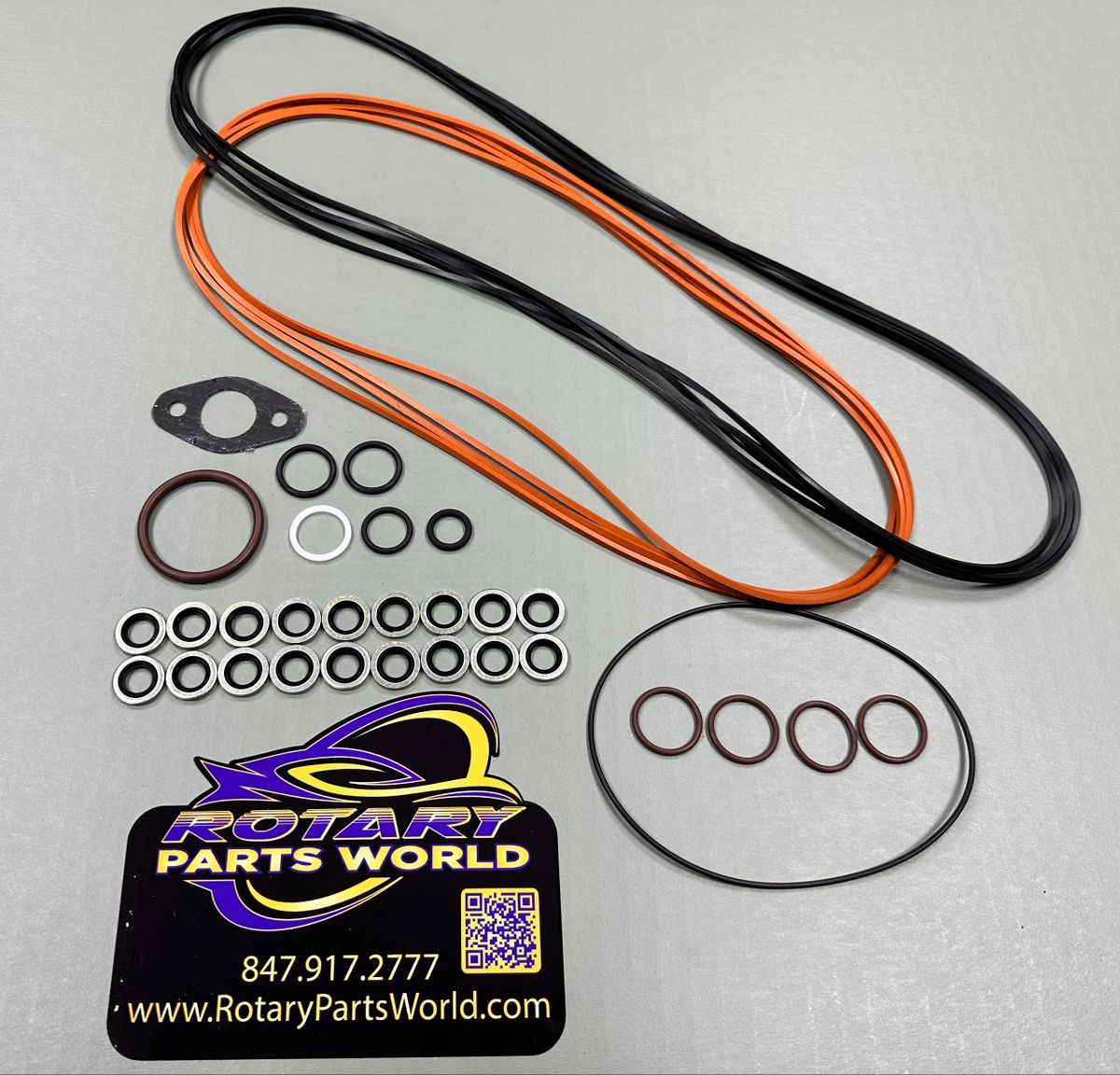 Mazda RX7 RX8 13B HViton coolant seal full engine gasket kit