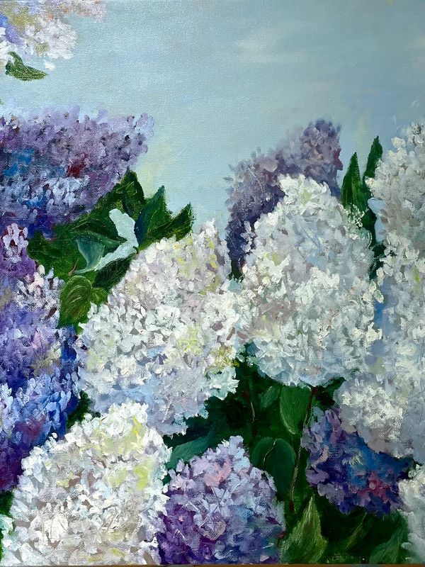 Lilac 
Oil on canvas 