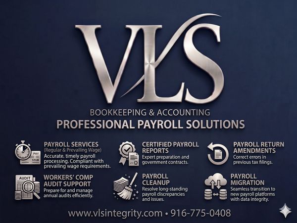 VLS offers expert bookkeeping and payroll services with compliance and audit support.