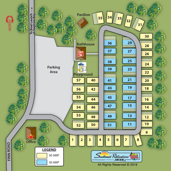 Layout | Finn Road Campground and Boat Launch