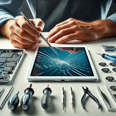 Fast and reliable iPad repair services at TMB Repairs, including screen and battery replacements wit