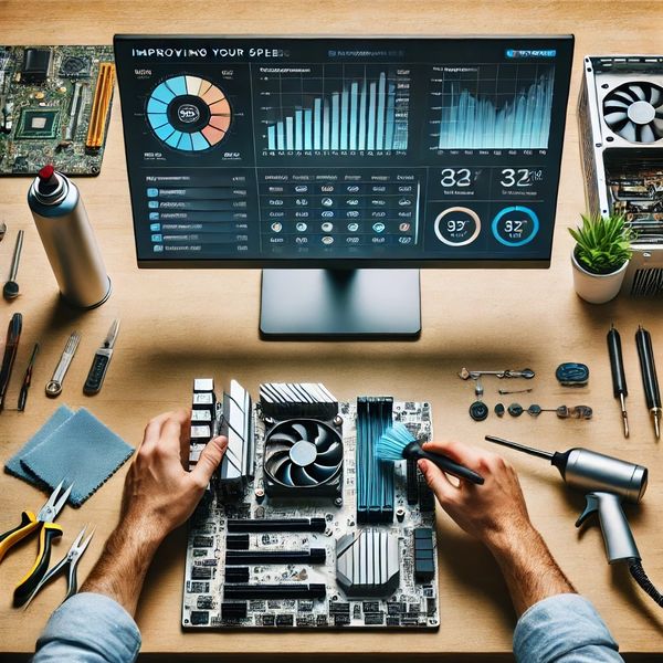 PC tune-up services optimizing system performance with cleaning, software updates, and diagnostics
