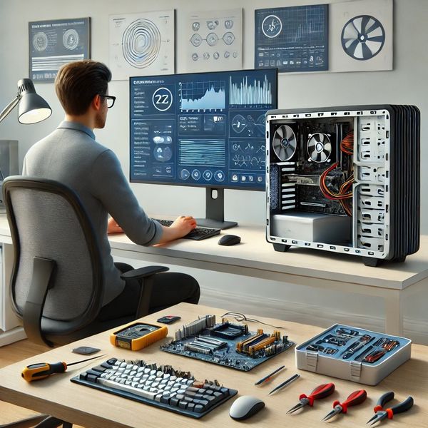 professional PC diagnostic services using tools to detect and fix hardware and software issues."