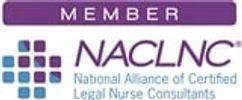 Logo of NACLC, National Alliance of Certified Legal Nurse Consultants.