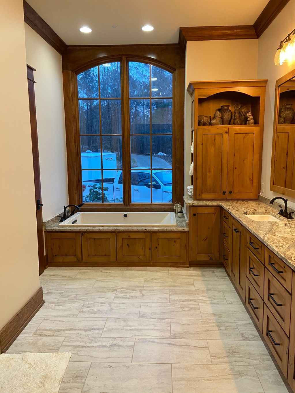 Rustic master bath