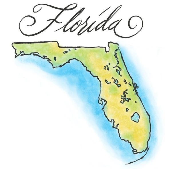 Image of state of Florida where you can have neurocognitive evaluations in both Spanish and English