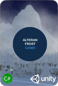 alteran frost game elliot moule csharp c# unity survival first person snow crafting