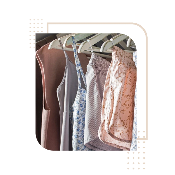 clothes hanging on a clothesline