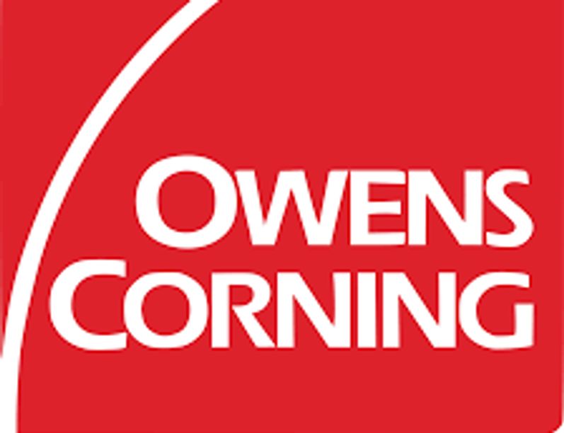 Owens corning is one of the leading manufacturers in the Roofing industry.
