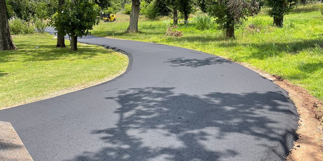 driveway residential asphalt paving Oklahoma city