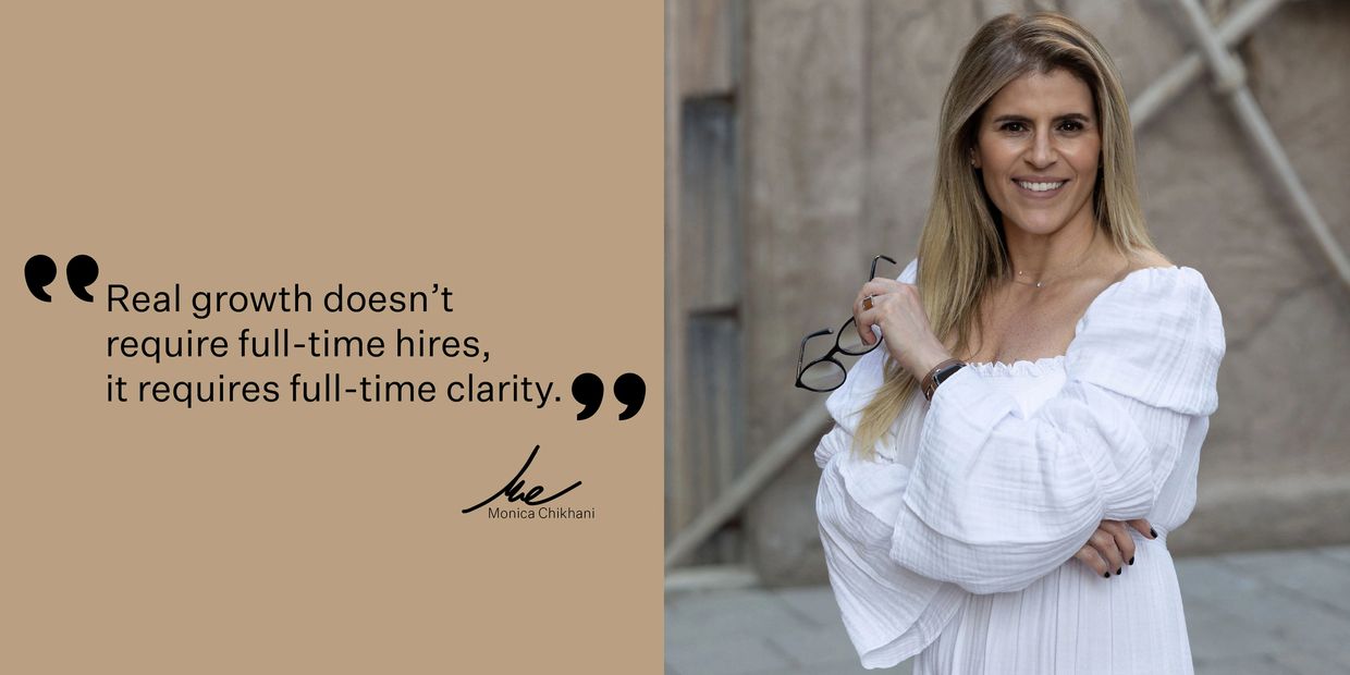 Monica Chikhani, Fractional CMO, Storyteller, Growth Hacker