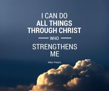 A text I can do all things throughout Charist