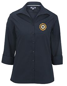 Ladies 3/4 Sleeve Blouse - Blue