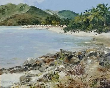 Pinel Island - 18" x 24"