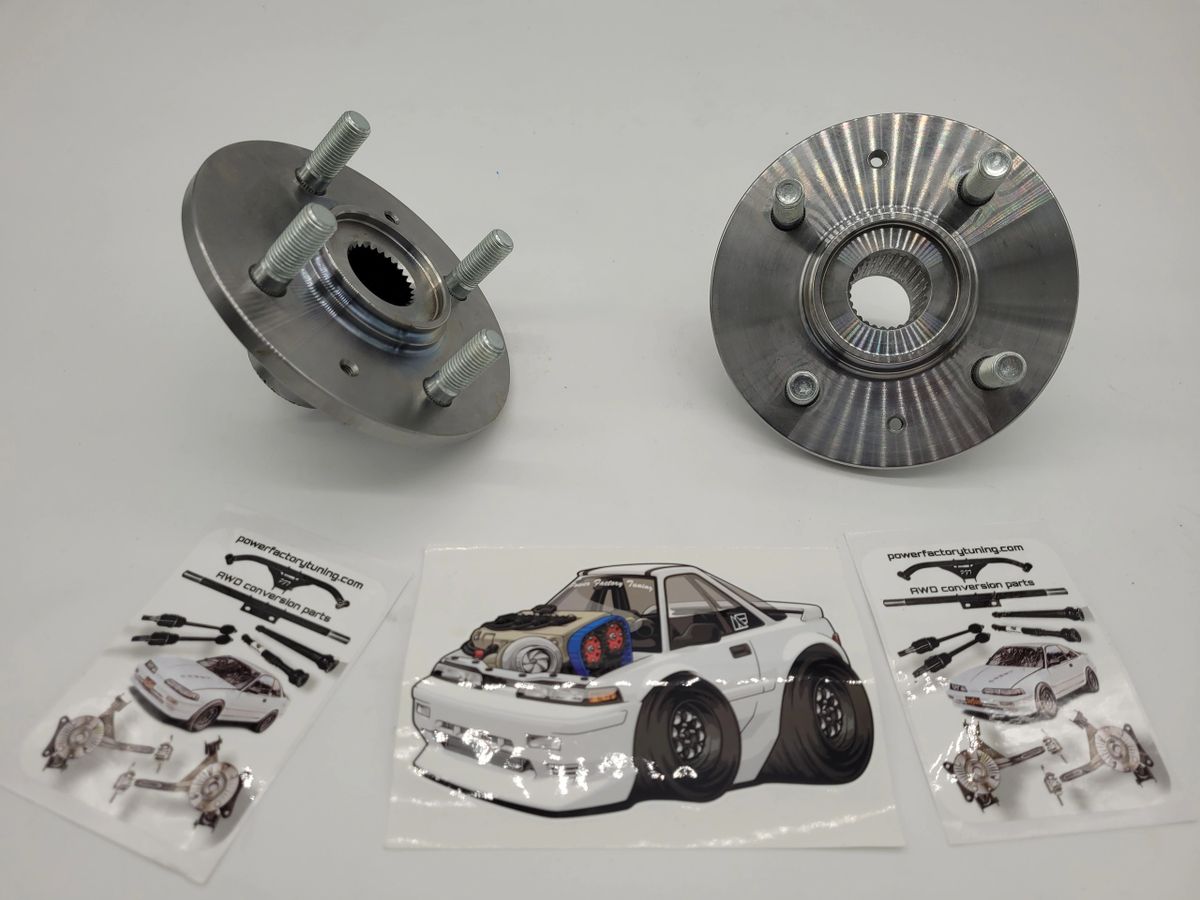 PFT 36mm front hubs for honda civic/Acura Integra (In stock!)