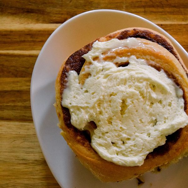 Giant Cinnamon Rolls-
a Suprise Brunch Special that you may see every few sundays.  