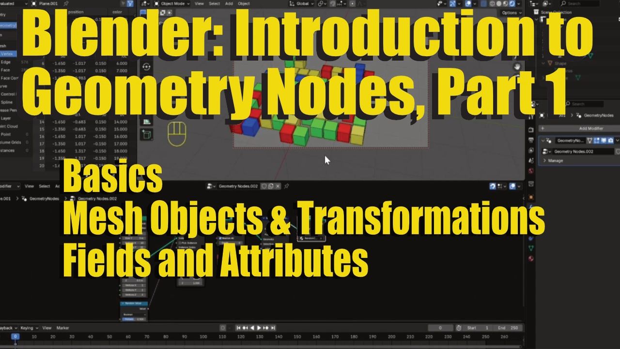 Introduction to Geometry Nodes in Blender: The Basics
