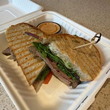 Hot Honey Steak Panini