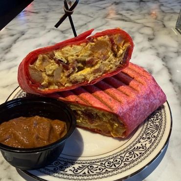 Breakfast Burrito with Bacon