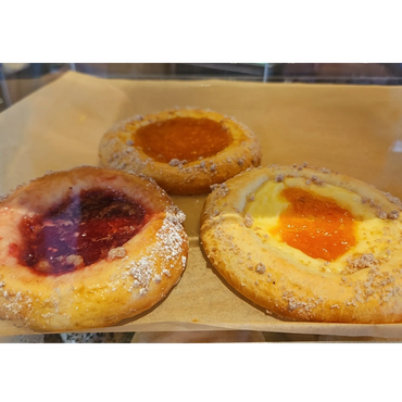 Strawberry, Apricot, and Cheesecake Kolaches