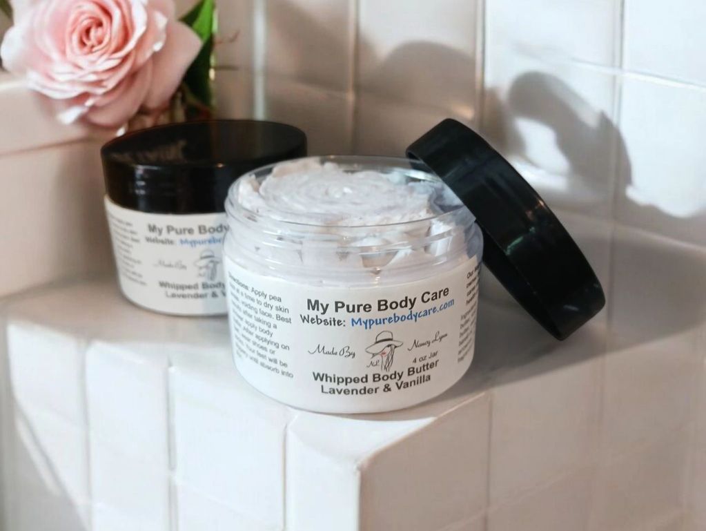 Lavender & Vanilla whipped body butter 