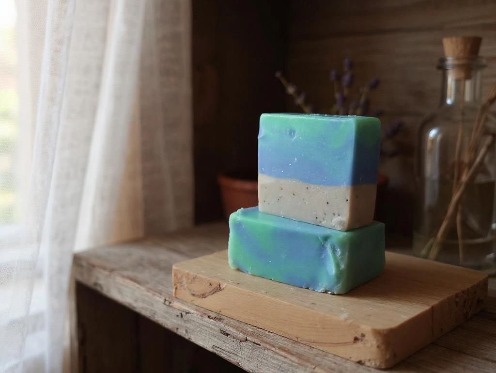 Bay Rum scented fragrance soap.  Moisturizing and nourishing. Made with natural ingredients. 