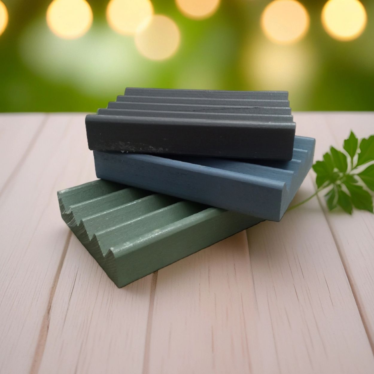 Wooden soap holder/ saver