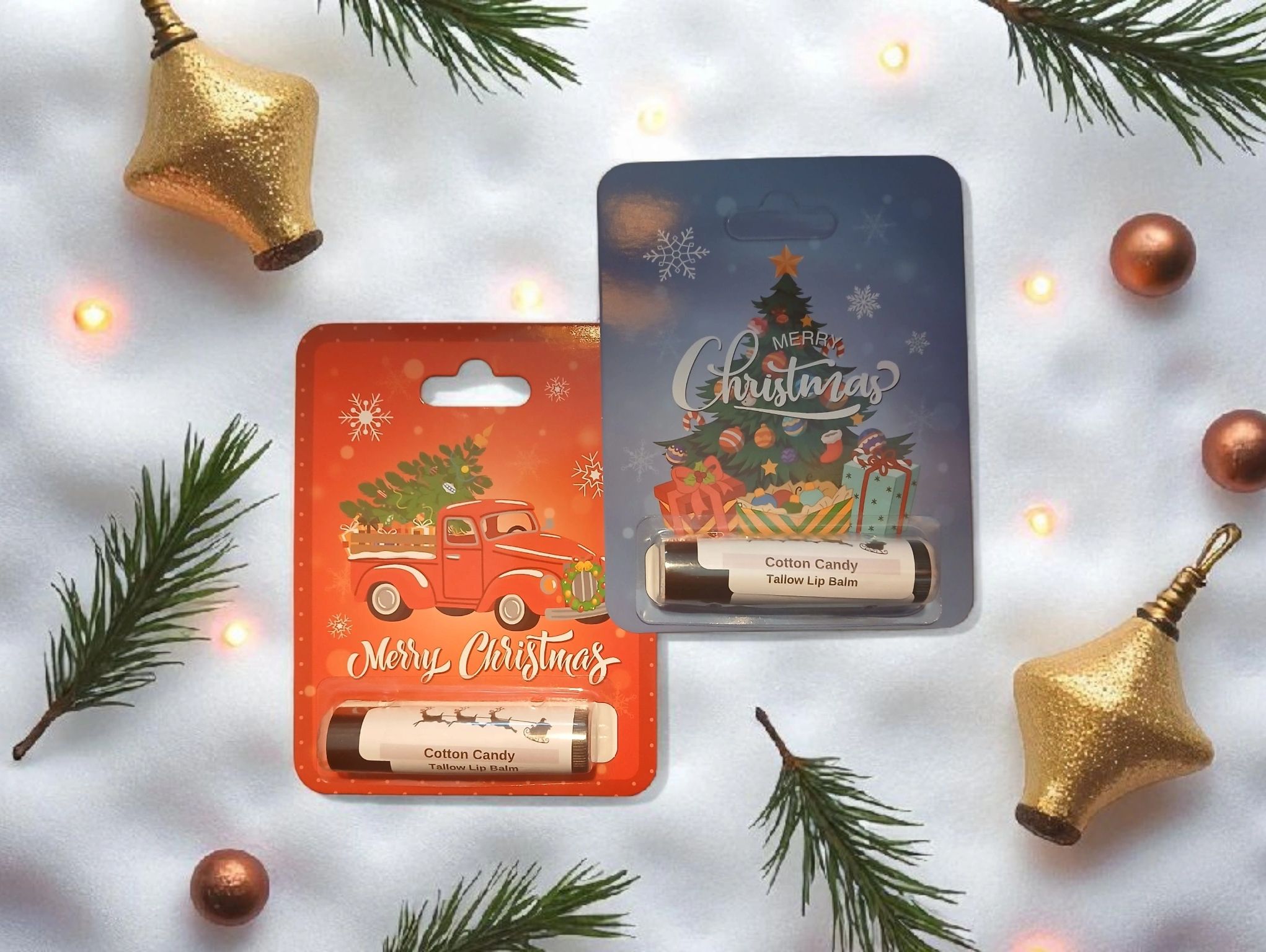 Tallow lip balm.  Hydrating and formulated for youthful lips.